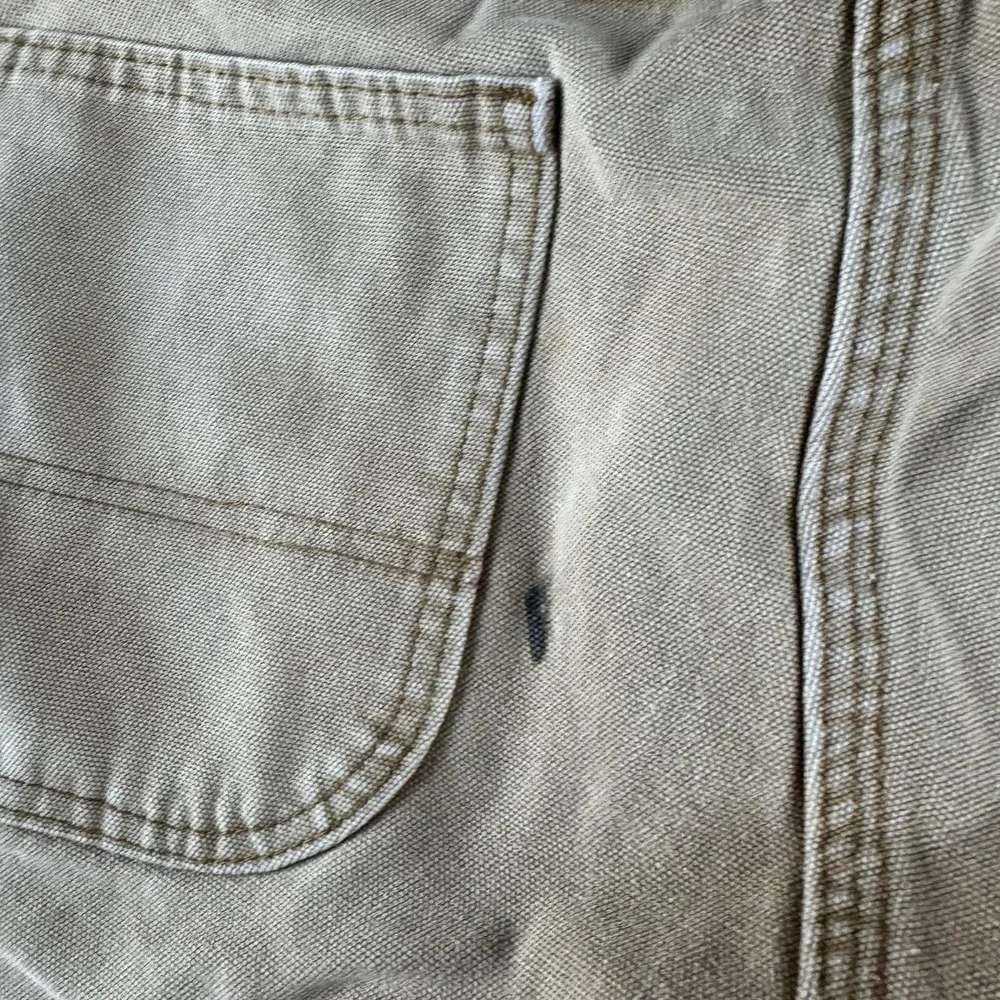Dickies Pants Mens 36x29 Beige Canvas Carpenter Workwear Utility Faded 90s Y2K